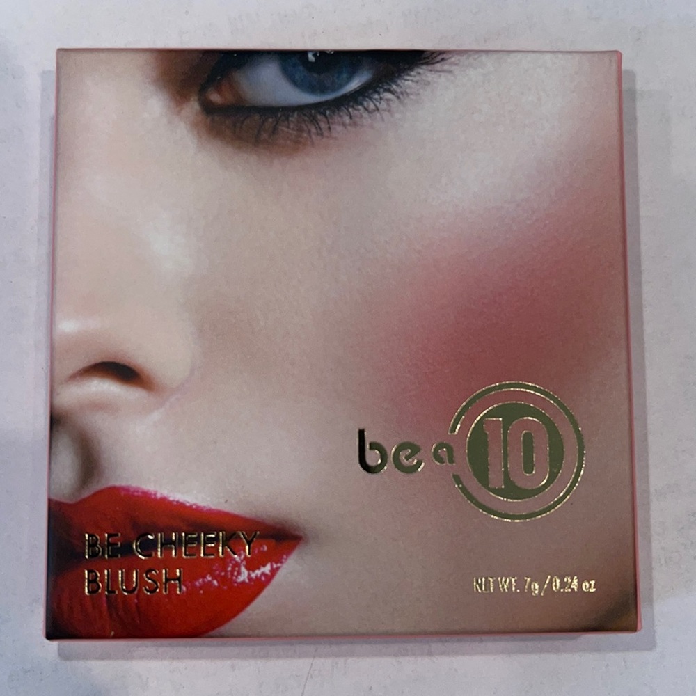 Be a 10 Be Cheeky Blush Be Audacious Rose NIB
